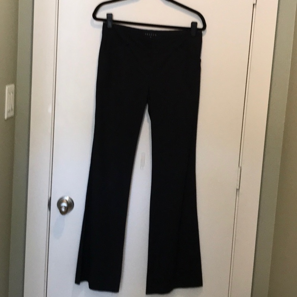Theory striped textured work pants